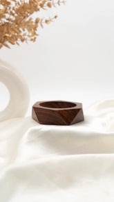 The Geometry Wooden Bangle